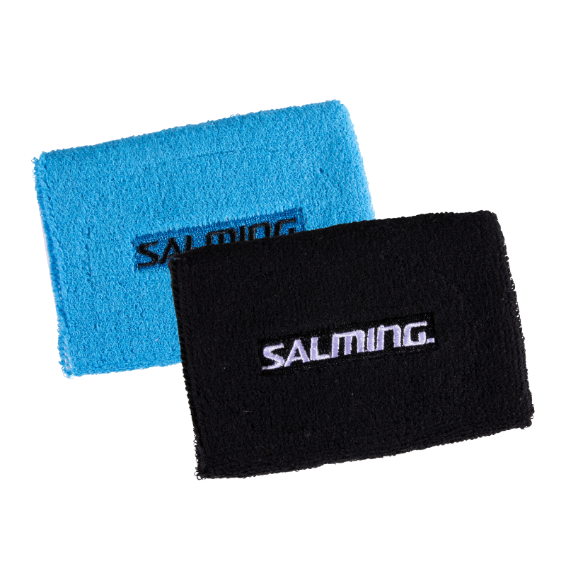 SALMING Wristband Mid 2.0 2-pack Cyan/Black