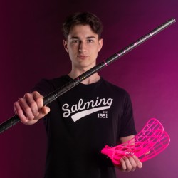 SALMING Q-Series Carbon Pro F29 Black/Magenta 100 cm Shaft