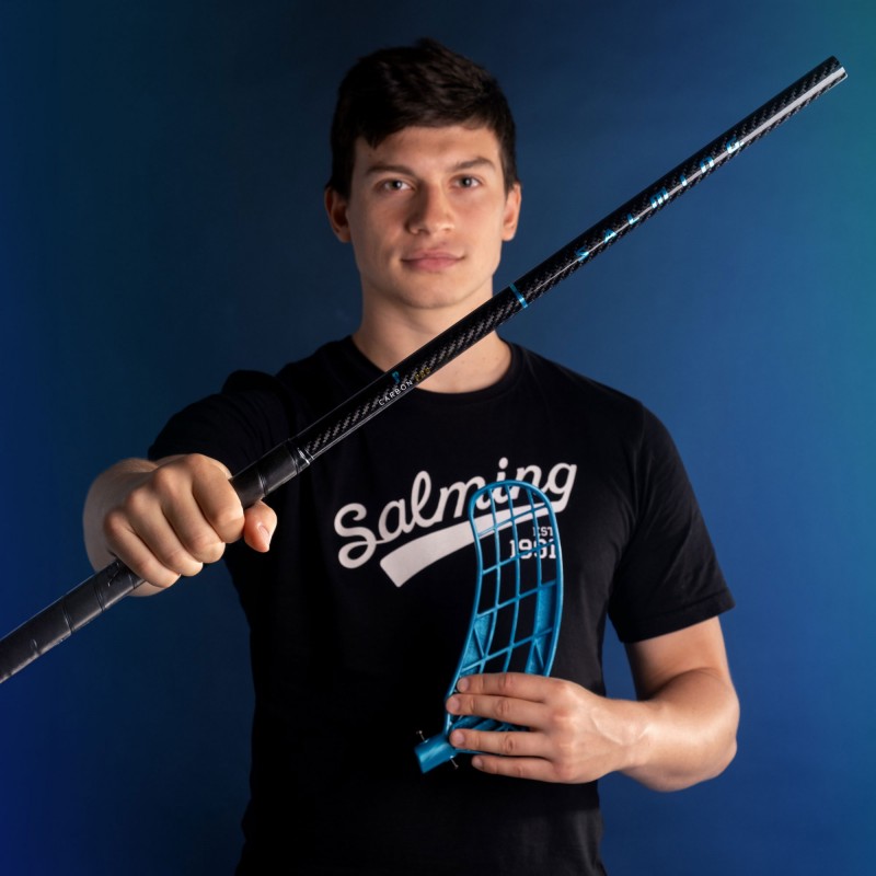 SALMING P-Series Carbon Pro F29 Black/Cyan 100 cm Shaft