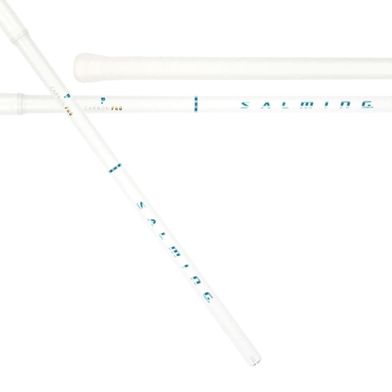 SALMING P-Series Carbon Pro F27 White/Cyan 100 cm Shaft