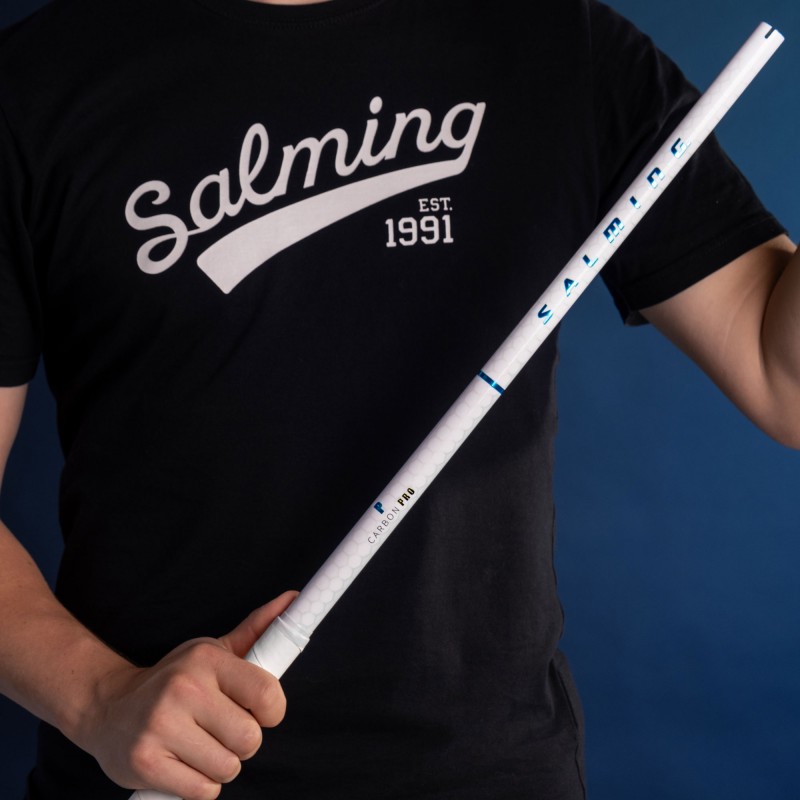 SALMING P-Series Carbon Pro F27 White/Cyan 100 cm Shaft