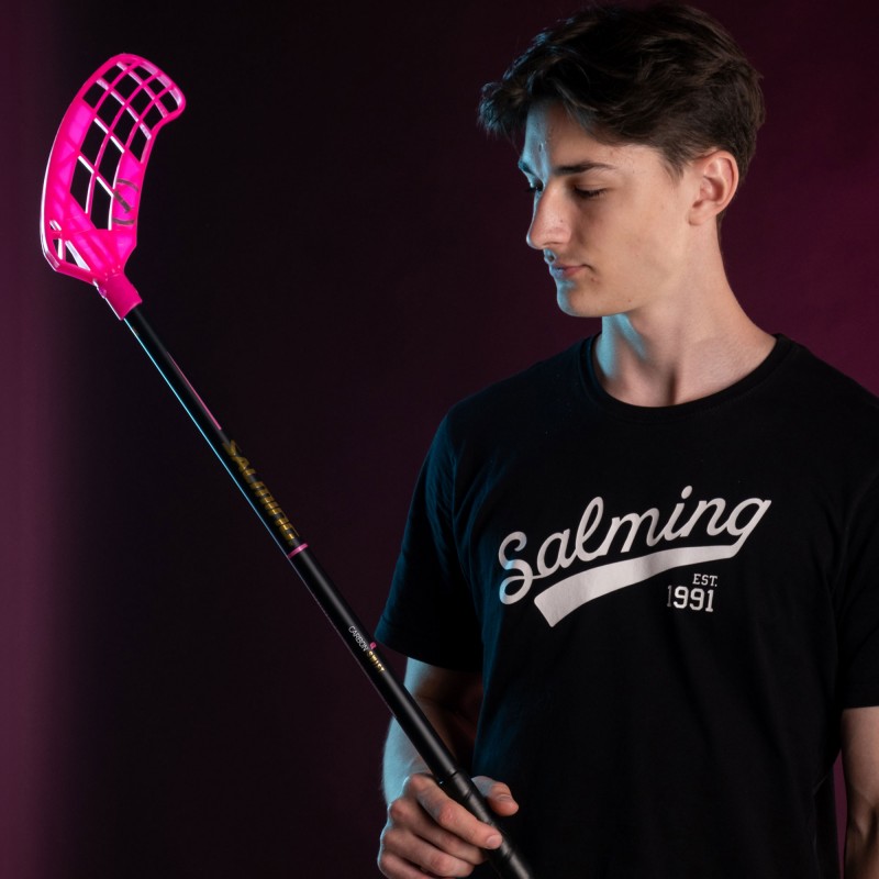 SALMING Q-Series Carbon Swift F27 Black/Magenta 100 cm Shaft