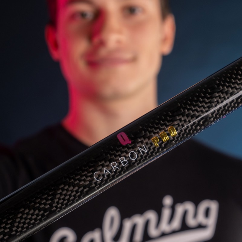 SALMING Q-Series Carbon Pro F27 Black/Magenta 100 cm Shaft