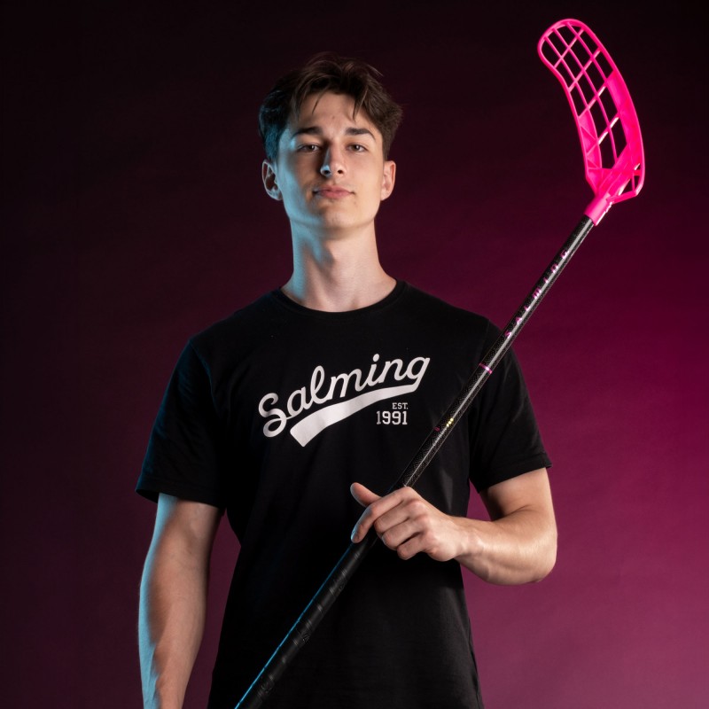 SALMING Q-Series Carbon Pro F27 Black/Magenta 100 cm Shaft