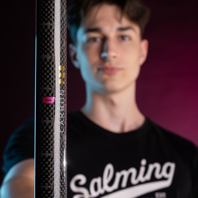 SALMING Q-Series Carbon Pro F29 Black/Magenta 100 cm Shaft