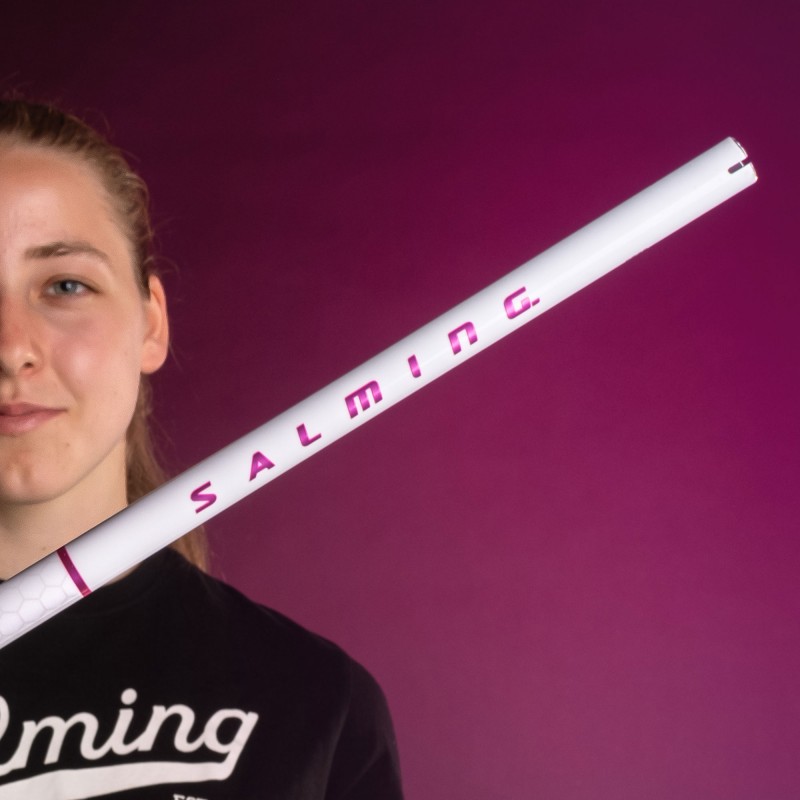 SALMING Q-Series Aero F29 White/Magenta 100 cm Shaft