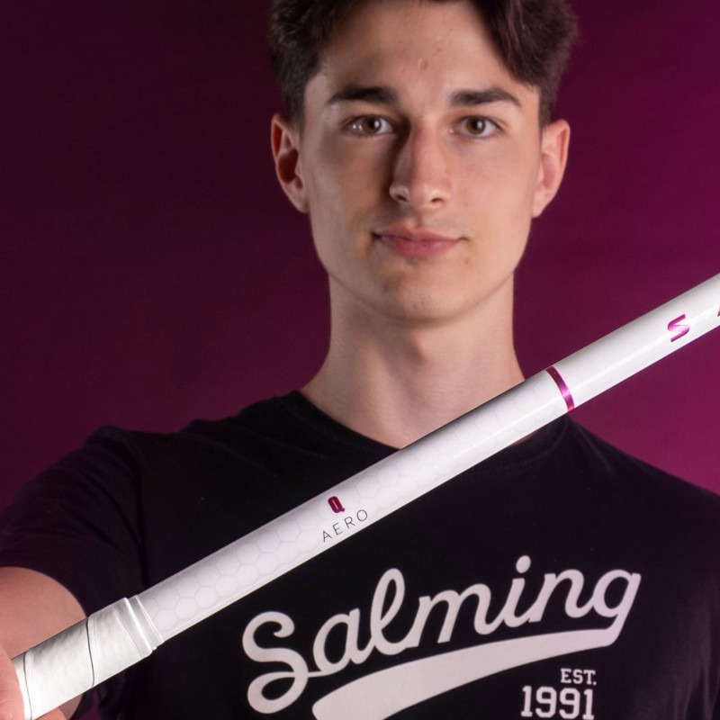 SALMING Q-Series Aero F29 White/Magenta 100 cm Shaft